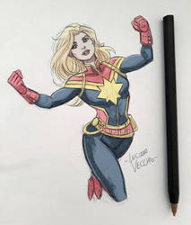 Captain Marvel sketch