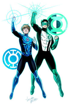 GL Kyle Rayner and BL Terry Berg