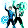 GL Kyle Rayner and BL Terry Berg