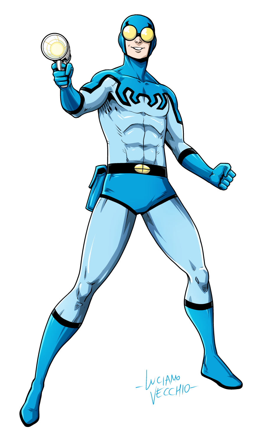 Blue Beetle by Traethedesigner on DeviantArt