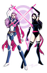 Captain Britain and Psylocke