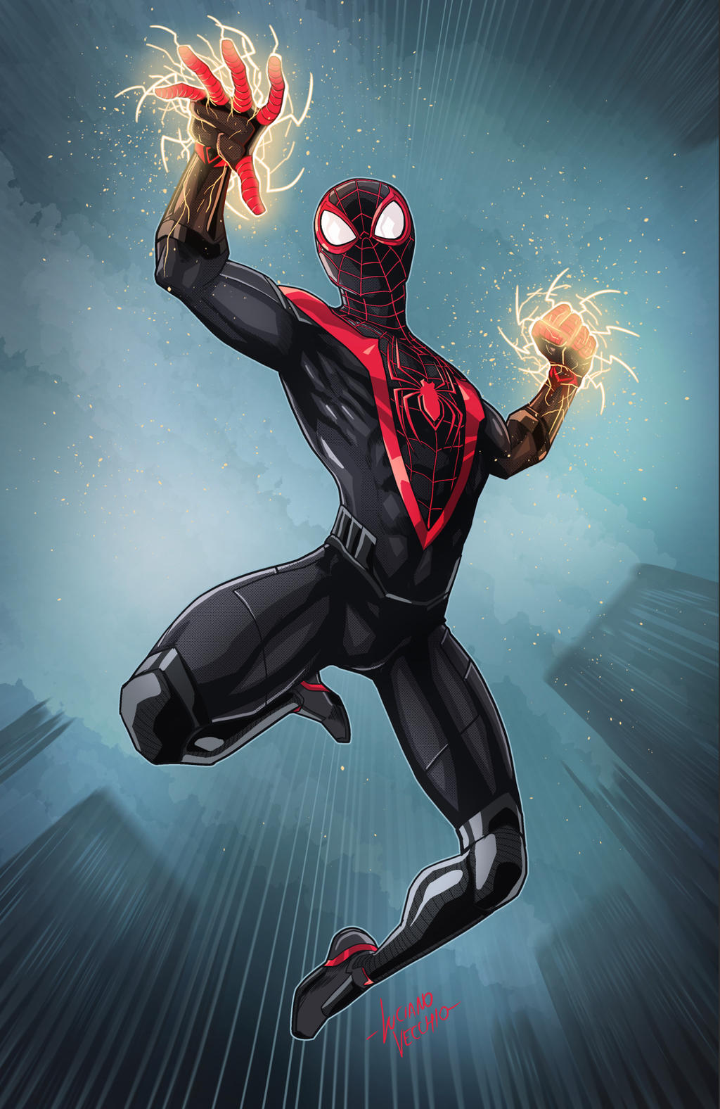 Ps5 Spiderman Miles Morales By Lucianovecchio On Deviantart