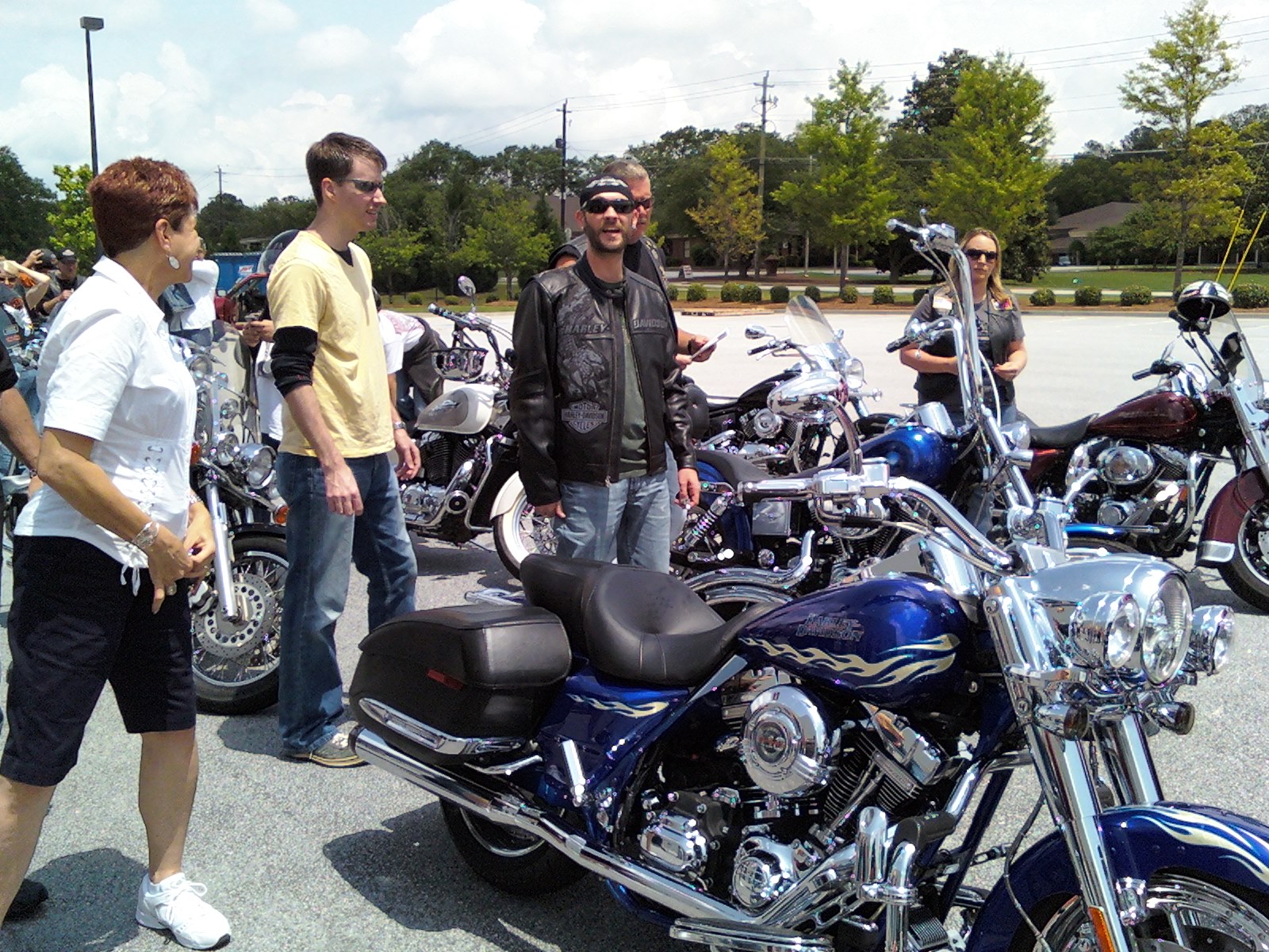 Charity ride with Bo Bice