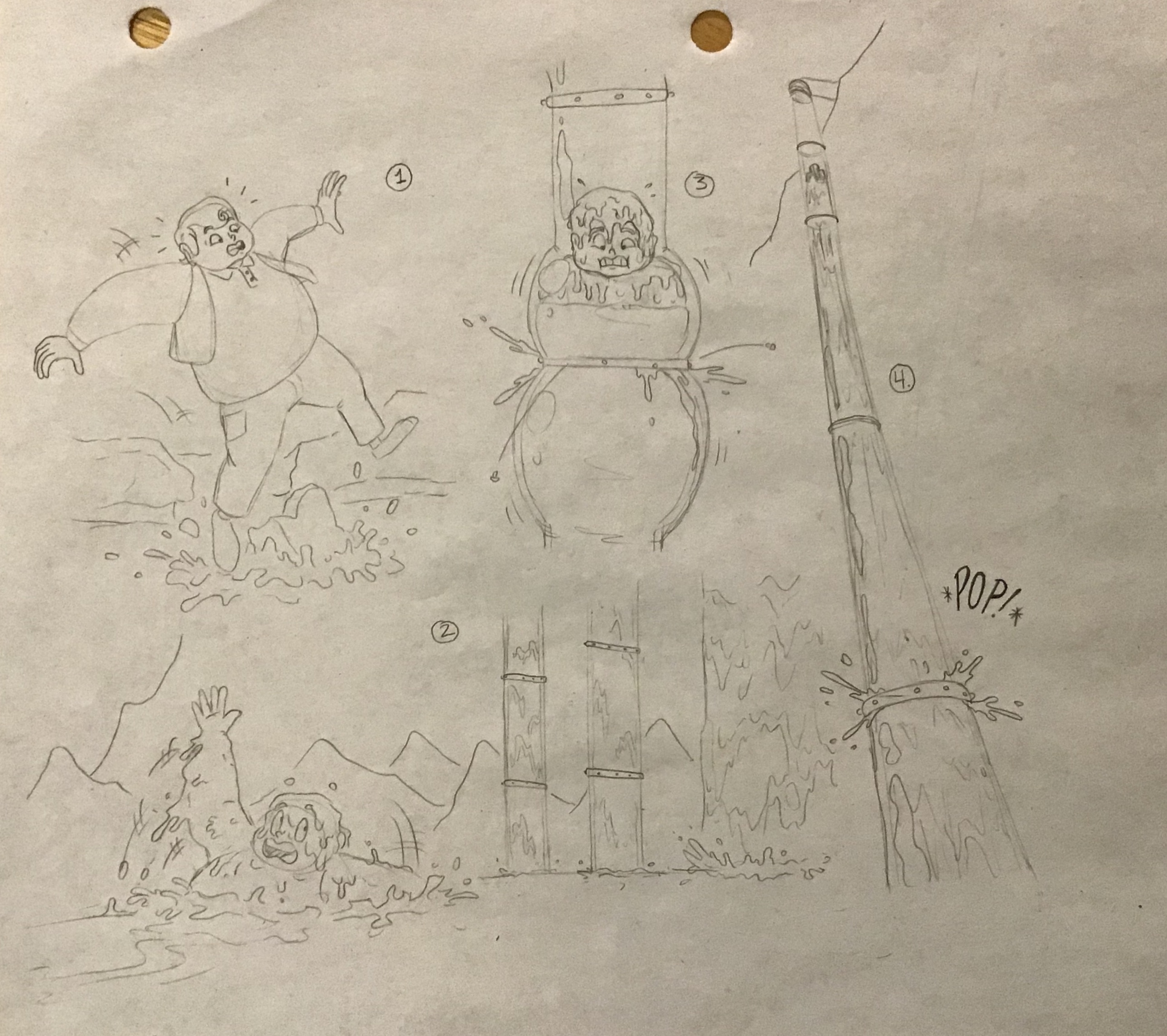 Willy Wonka And The Chocolate Factory Augustus Gloop In Pipe