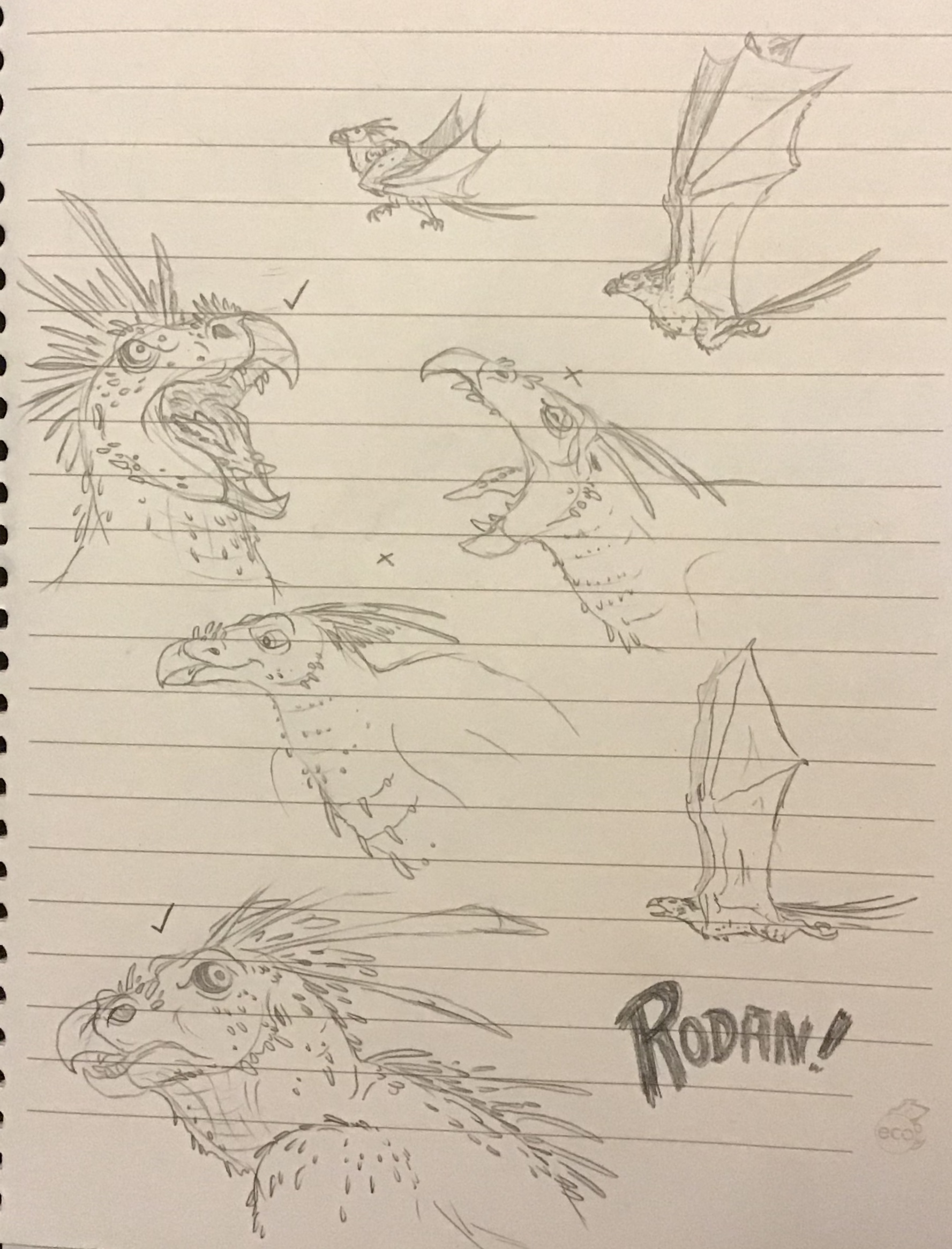 Rodan Red Sign More Rodan redesigns by ArtMakerProductions on DeviantArt