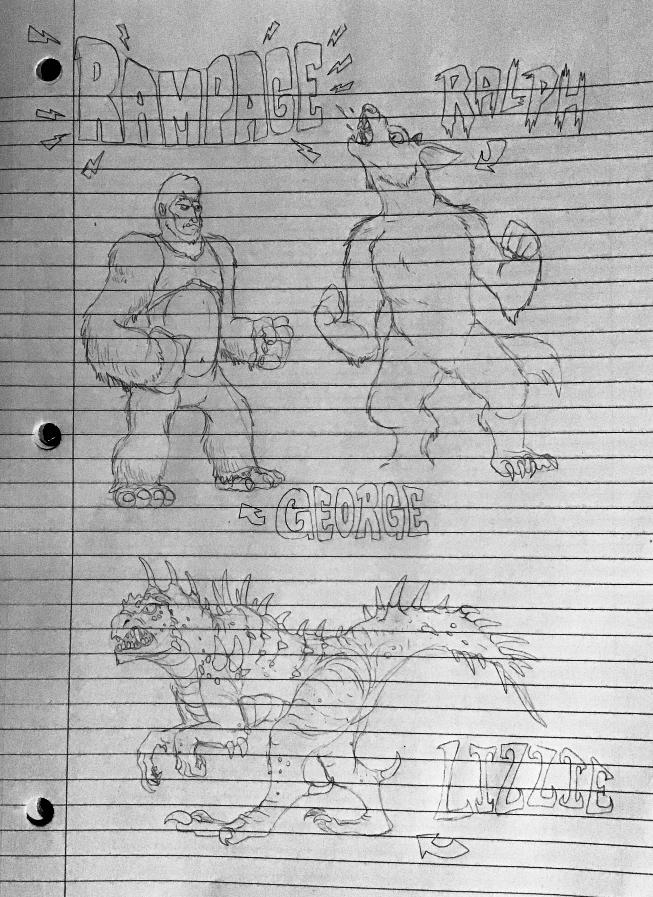Rampage! Redesigns by ArtMakerProductions on DeviantArt