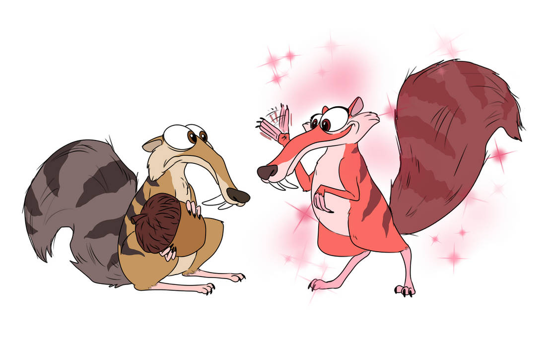 Scrat meets Nimona by ArtMakerProductions on DeviantArt