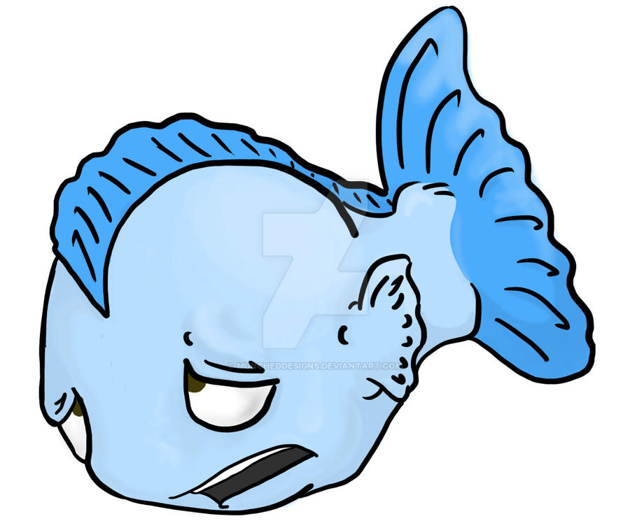 Depression Fish Depressed Fish by MunchedDesigns on DeviantArt