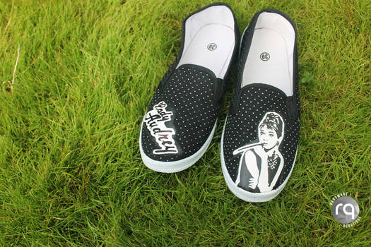 Audrey Hepburn slip-ons