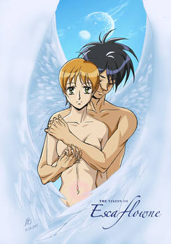 Escaflowne Hitomi and Van