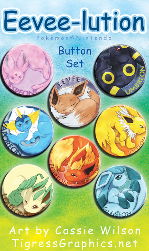 Button Set: Eevee-lutions