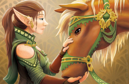 A Girl and her Horse