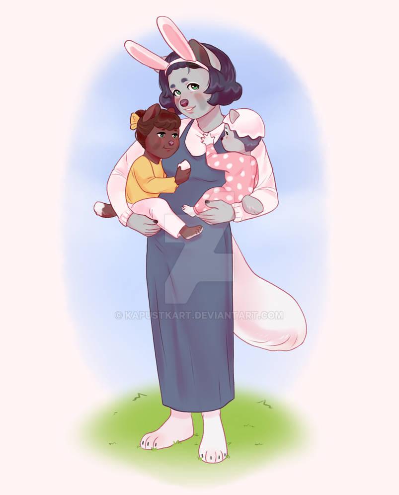 easter bunny by Kapustkart on DeviantArt