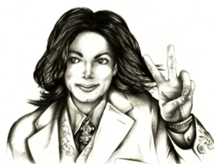 Michael Jackson, V-sign