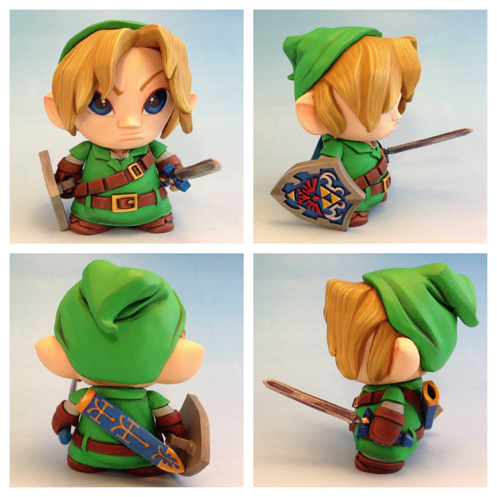 Link - Legend of Zelda - Micro Munny toy by Timbone