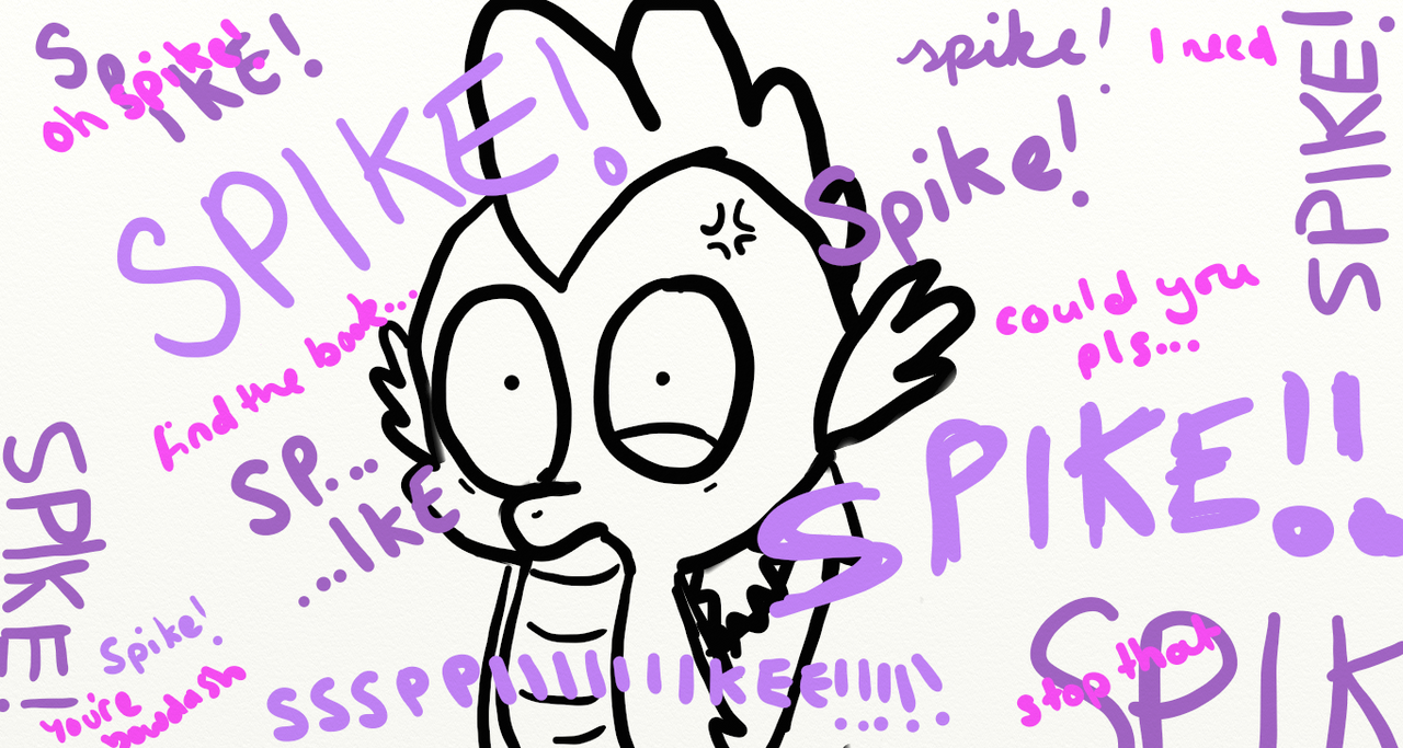 Spike!!!!!!!!! by chizzywizzy123 on DeviantArt