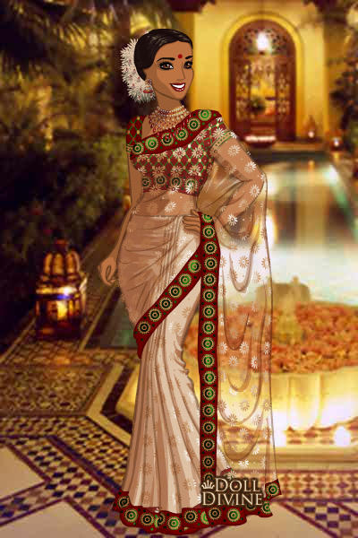 Игра сари. Sari maker.