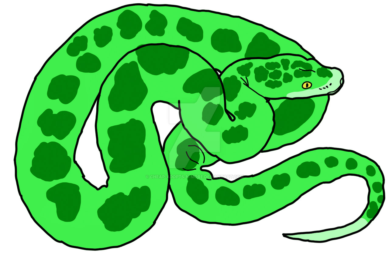 green python by Cheap-Adopts-n-More on DeviantArt