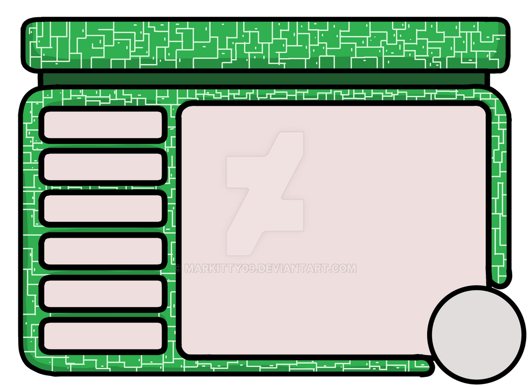 Blank Pokedex Psd By Markitty09 On DeviantArt