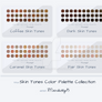 Skin Tones Color Palette Pack