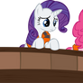 Rarity and Pinkie Pie Vector - Down