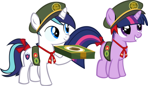 Twilight Sparkle and Shining Armor Vector - FG