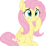 Fluttershy Vector - 25 A Little Smile