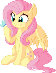 Fluttershy Vector 29 - Butterfly