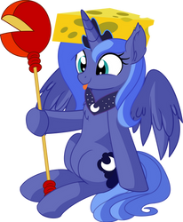 Princess Luna Vector 06 - Cheesy Princess by CyanLightning