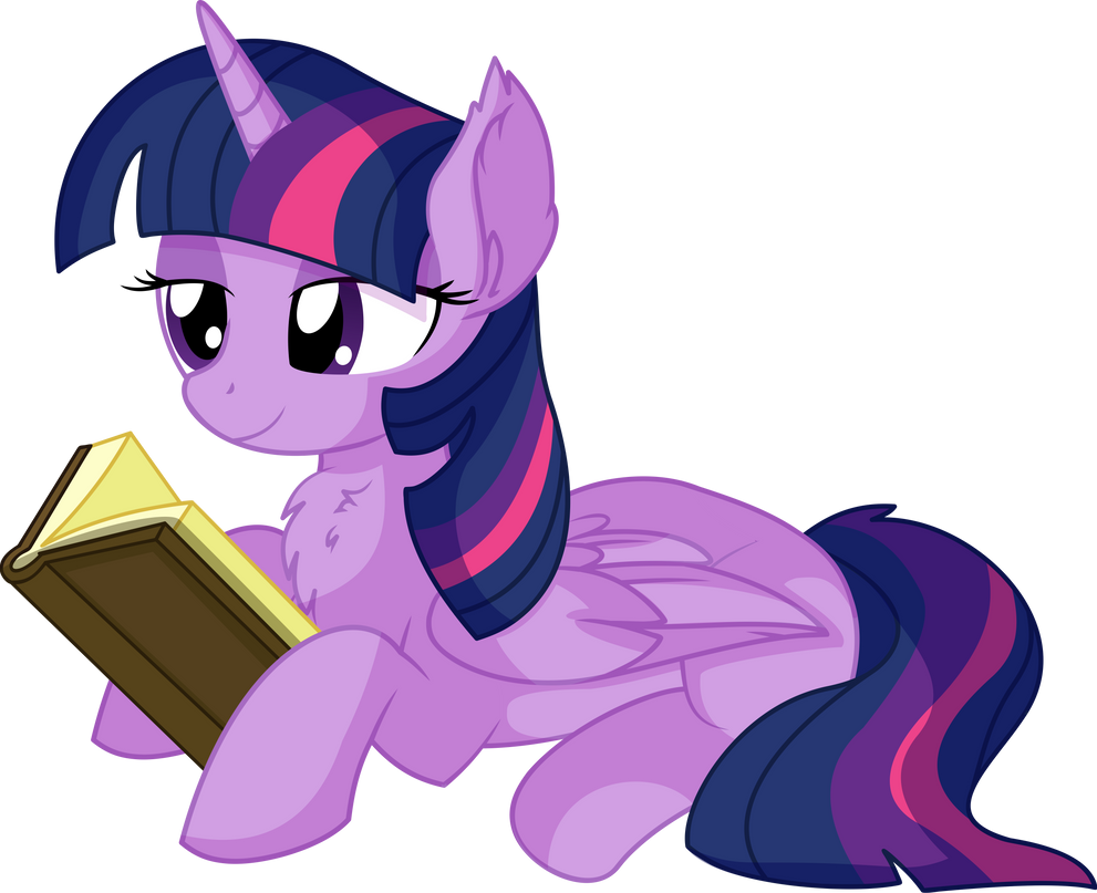 Twilight Sparkle Vector 56 - Book by CyanLightning on DeviantArt