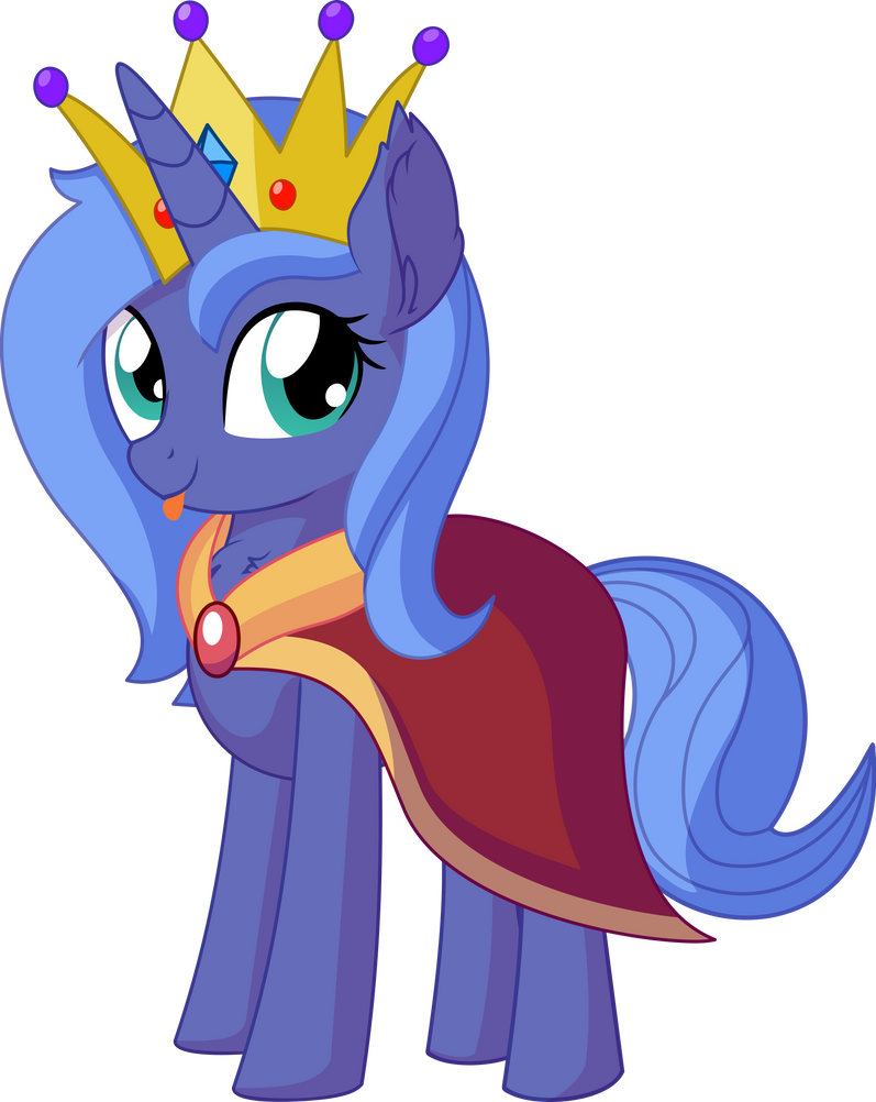 Download Princess Luna Vector 07 - Cape and Crown by CyanLightning ...