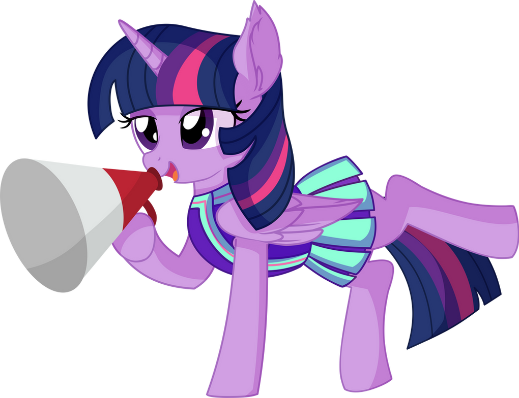 Twilight Sparkle Vector 59 - Loud Cheerleader