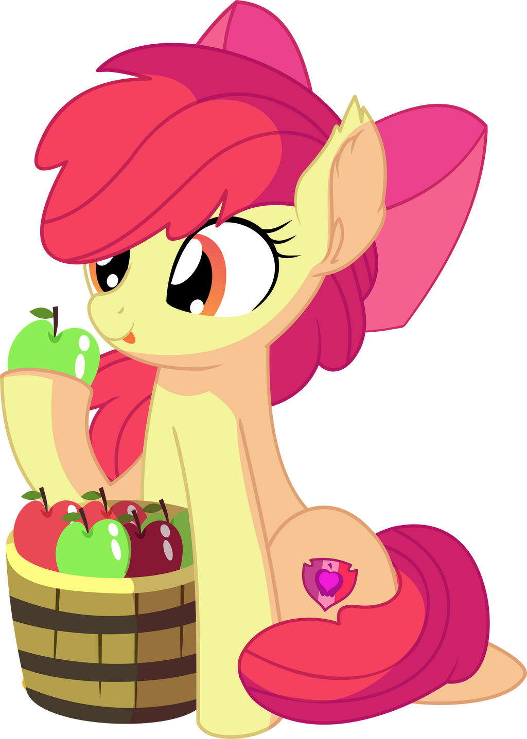 Mlp Vector Chasing Apple Bloom Vector 21 - Apple by CyanLightning on DeviantArt