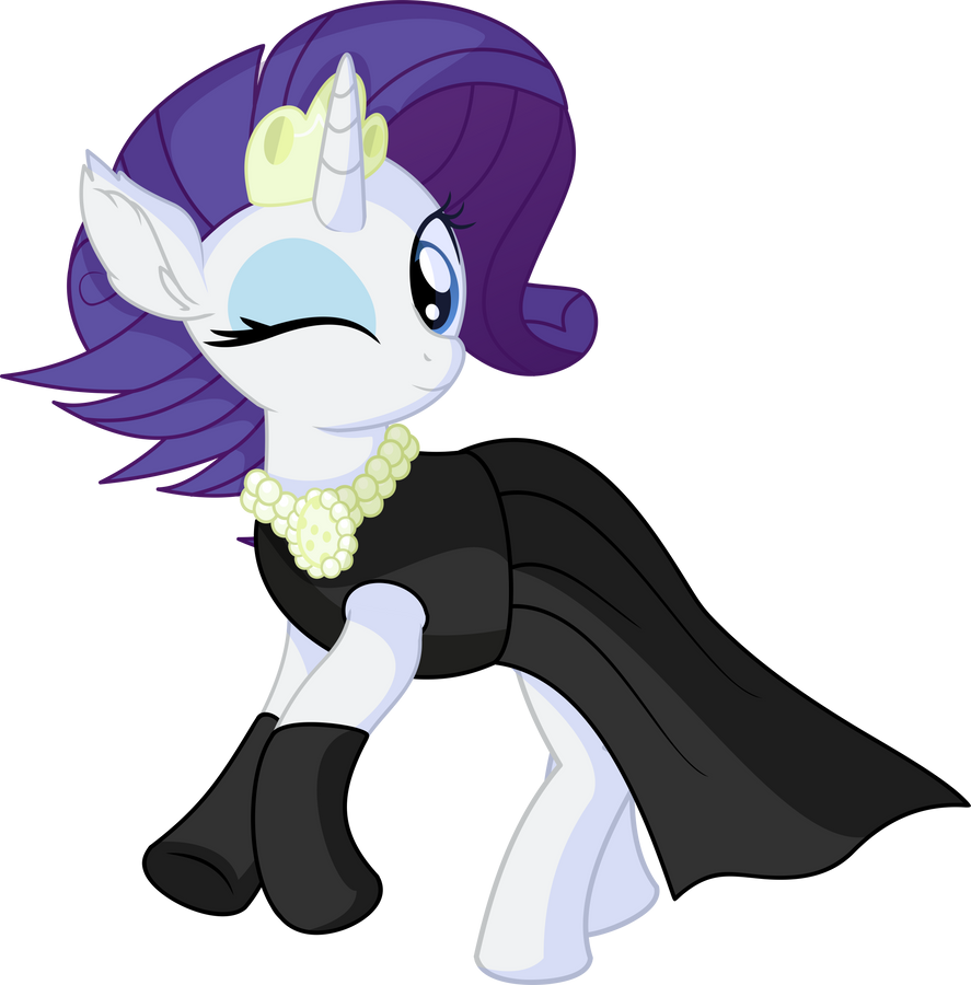 Black Rarity Rarity Vector 34 - Little Black Dress by CyanLightning on DeviantArt