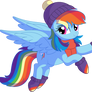 Rainbow Dash Vector 33 - Winter Outfit