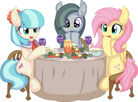 Fluttershy Coco Pommel Marble Pie - Dinner (No BP)