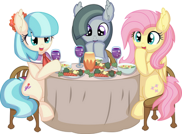 Fluttershy Coco Pommel Marble Pie - Dinner (No BP)