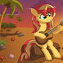Sunset Shimmer Vector - 07 Sunset Guitar