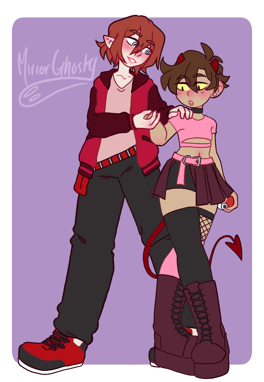 Deviantart Pokemon Conjoin Pokemon couple by MirrorGhosty on DeviantArt