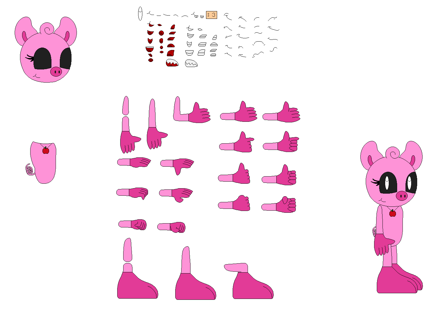 Picky Piggy Character Build by Reynaldorosa1 on DeviantArt