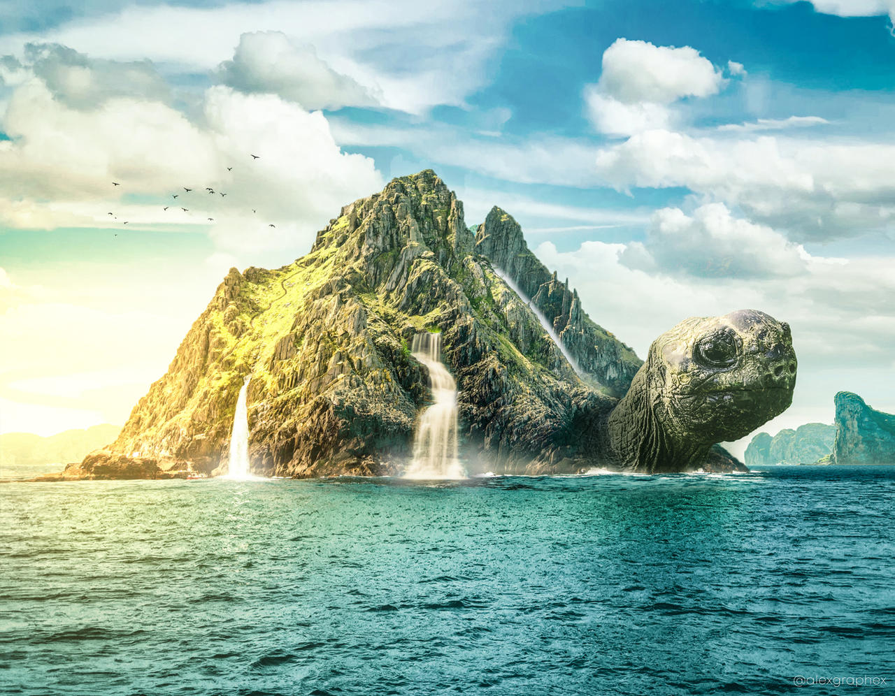 Turtle Island Rising Turtle Island by AlexGraphex on DeviantArt