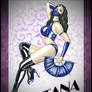 Kitana Pin Up Art Mortal Kombat