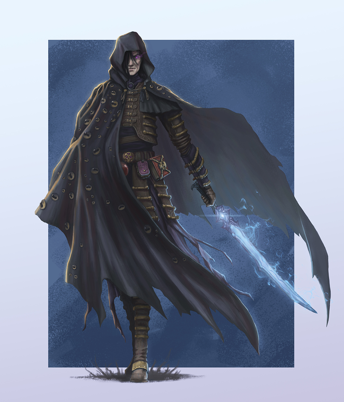 Warlock Robe Colurs Commission - Warlock with Robe of Eyes by captdiablo on DeviantArt