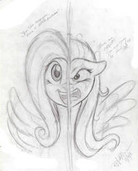 fluttershy practice sketch