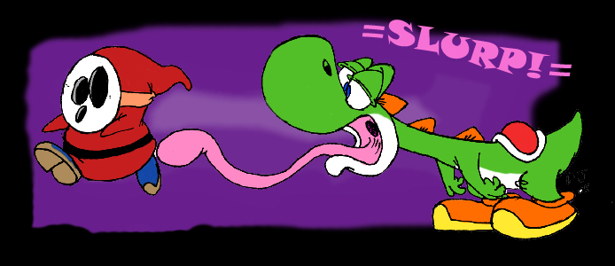 YOSHI EAT SHYGUY