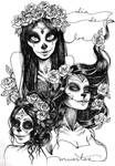 Sugar Skulls by khaedin