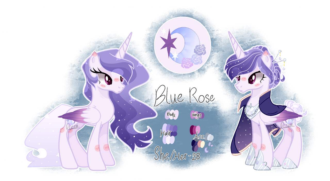 MLP (Next Gen) Princess Blue Rose by DreamCatcherSentry on DeviantArt