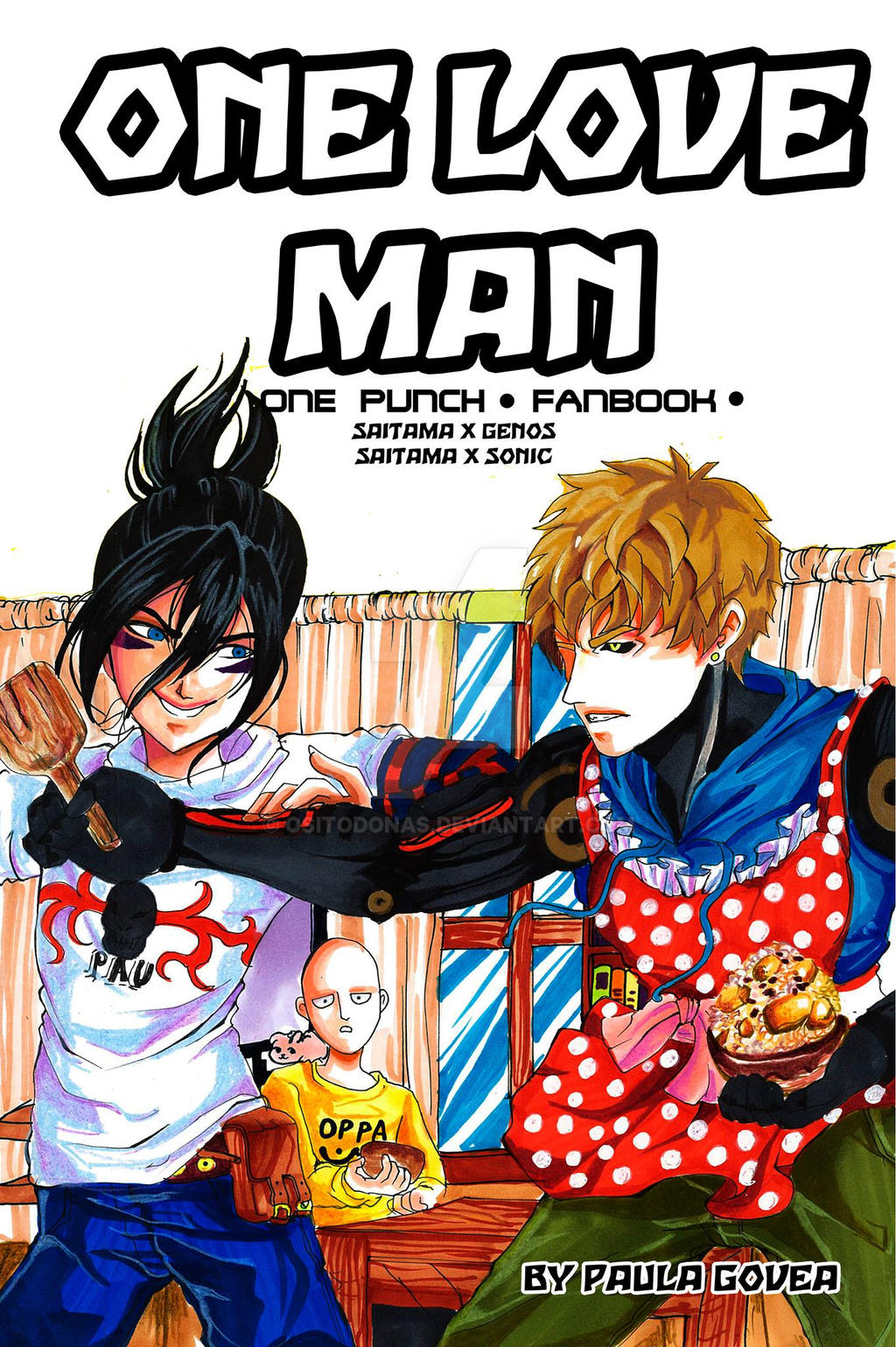 USED) Doujinshi - One-Punch Man / Genos x Saitama (ぎこラブ