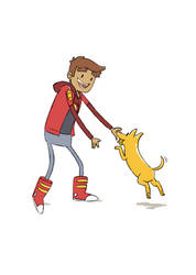 Danny + dog