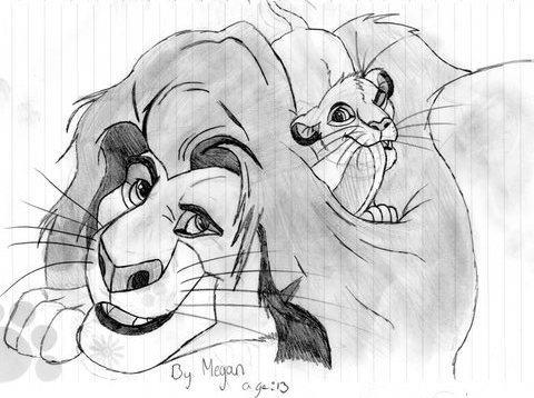 Musafa Simba Drawable Mufasa And Simba My Drawing by CrazyWerewolfGirl on DeviantArt